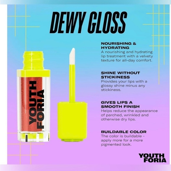 Youthforia Dewy Gloss- #09 Play with Fire - Picture 3 of 4